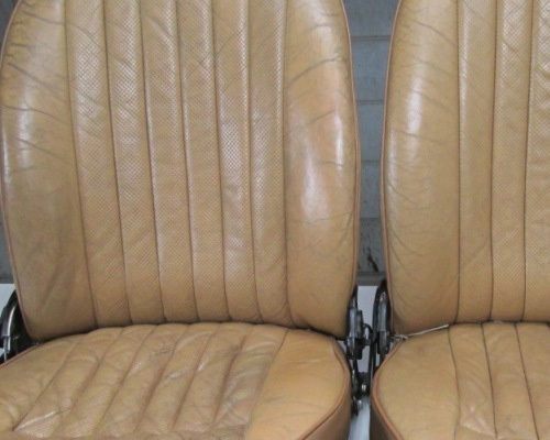 E-type Jag seats before starting