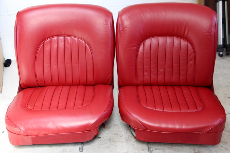 Jag seats after refinishing