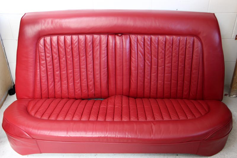 rear seats refinished
