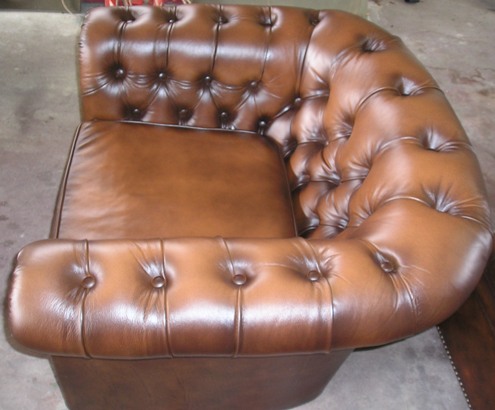 reconditioned leather chair
