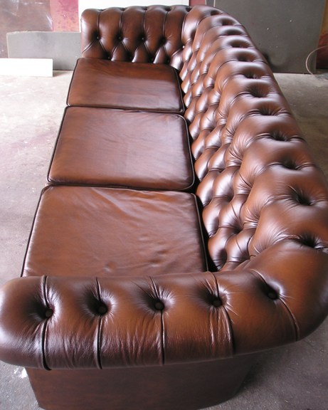 reconditioned leather couch