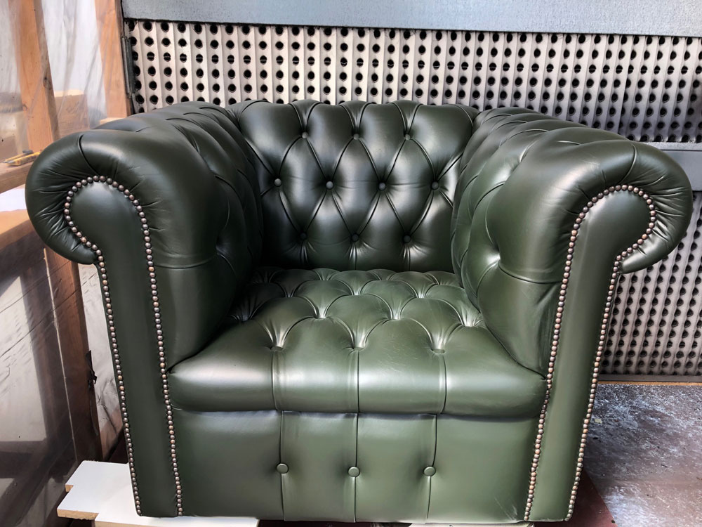 the rear seat finished